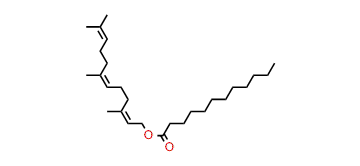 (Z,Z)-3,7,11-Trimethyl-2,6,10-dodecatrienyl dodecanoate